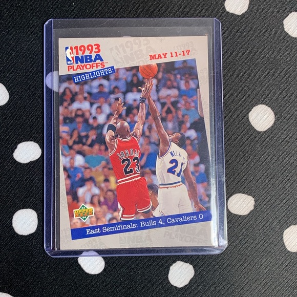 Michael Jordan 1993 Topps Upper Deck Playoffs Highlights NBA HOF Legend!! - Picture 8 of 8